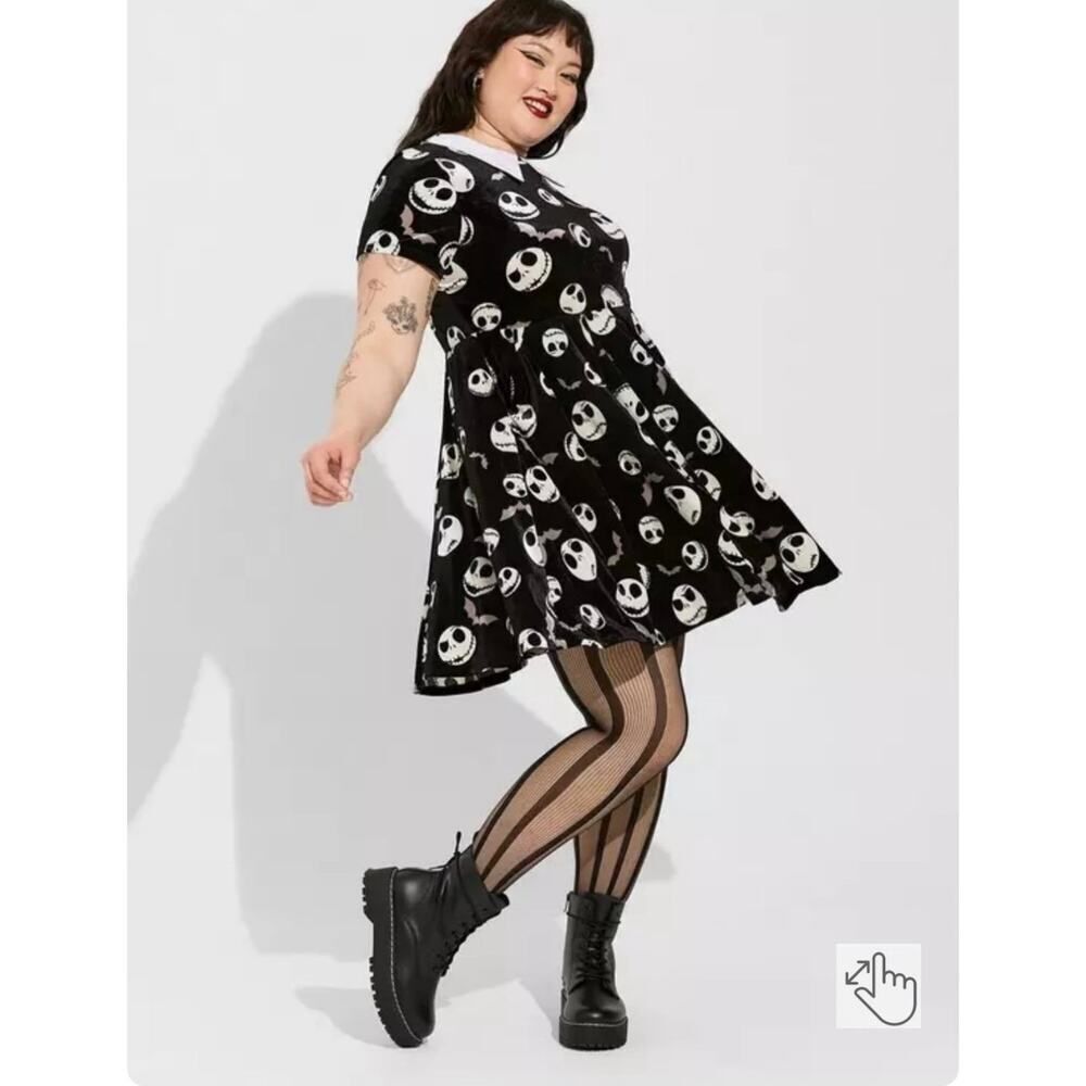Torrid NBC nightmare before Christmas Lolita   Skater Dress size 1